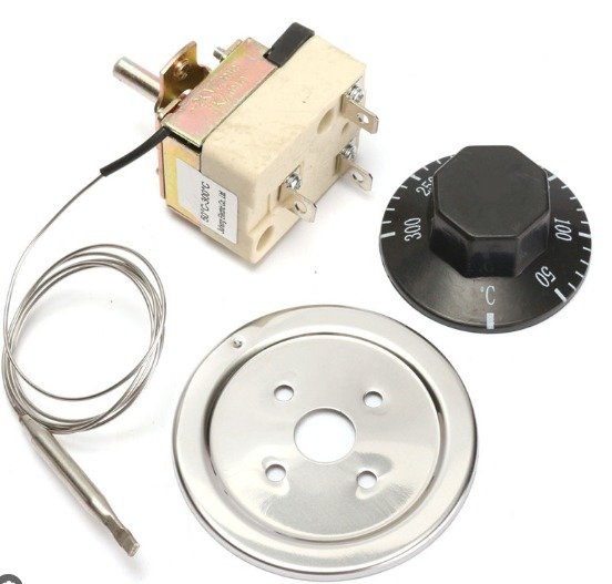 THERMOSTAT, FLOW CONTROL, 400V, 16A, 100°C-350°C