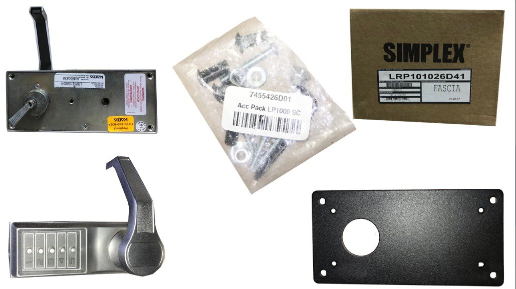 CHIPER LOCK, RHR, KABA SIMPLEX LP1000