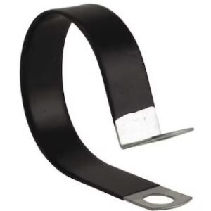 CLAMP, LOOP, w/CUSHION, GALVANIZED