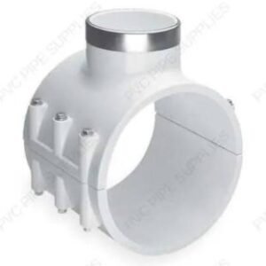 CLAMP, LOOP (SADDLE), PVC, WHITE,