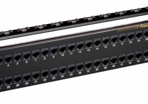 PANEL, PATCHING, COMMUNICATION, CAT6, STEEL, UNSHIELDED, 1U, 48 PORT, MANUFACTURE: BLACK BOX,