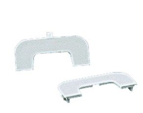 ADAPTER,RACEWAY,ABS,OFF-WHITE,0.21 X 0.81 X 1.62 INCHES