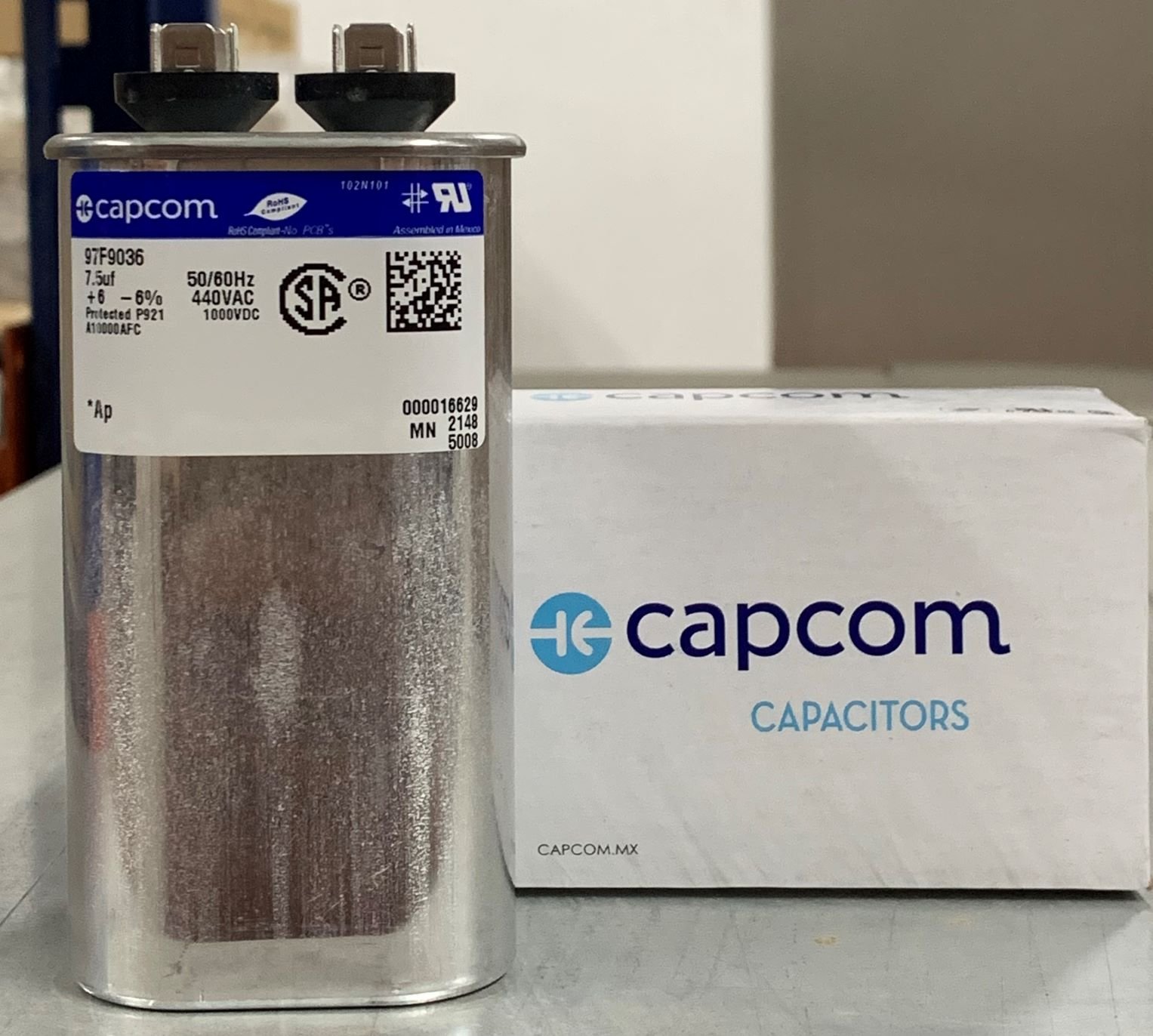 CAPACITOR, FIXED, 440V, 7.5UF