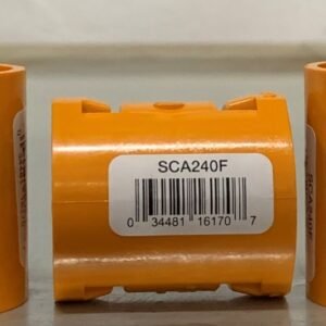COUPLING, ELECTRICAL CONDUIT, POLYCARBONATE, ORANGE