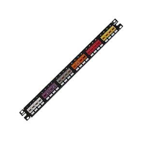 PANEL, PATCHING, COMMUNICATION, MINICOM, CRS, UNSHIELDED, 1RU, 24 PORT,MANUFACTURE:PANDUIT