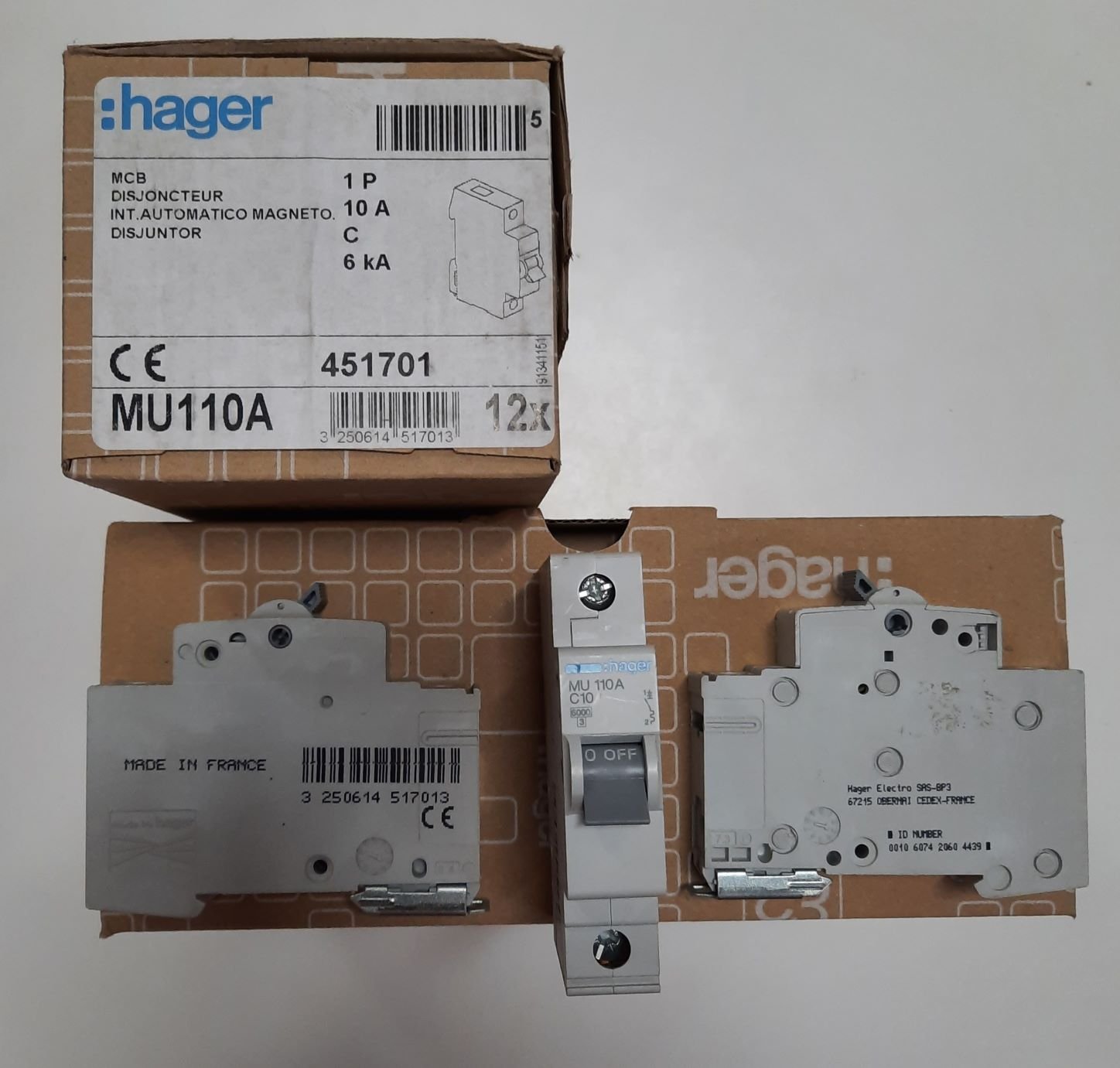 CIRCUIT BREAKER, MINIATURE, 1 POLE, 230-400V