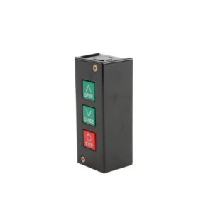 PUSH BUTTON, GARAGE DOOR OPENER, THREE STATION, ?5.63 X 2.52 X 1.93 INCHES,