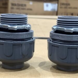 ADAPTER, ELECTRICAL CONDUIT, STRAIGHT, LIQUIDTIGHT, PVC, 1 INCHES, MANUFACTURER: CANTEX,