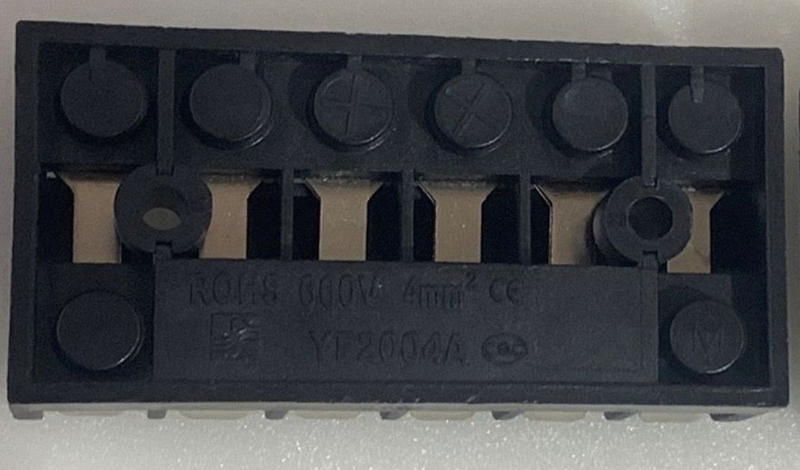 TERMINAL JUNCTION BLOCK, SECTIONAL, AIR CONDITIONER, 660V, 4 MM 2