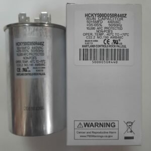 CAPACITOR, RUN, 3P, 50+5MFD, 440V, 50/60HZ