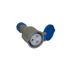 CONNECTOR, PLUG, ELECTRICAL, FEMALE, GRAY, 3P, 250V, 30A