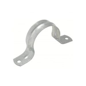 CLAMP, ELECTRICAL, CONDUIT, TWO HOLE, STEEL, 2 INCHES