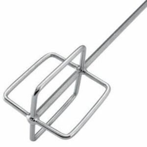PADDLE, MIXING, PAINT/MUD, CHROME PLATED, 22 X 5 X 3/8 INCHES, MANUFACTURER: GRAINGER, QEP, MODEL: 5HXC8, 61205Q ; MANUFACTURER: GRAINGER,