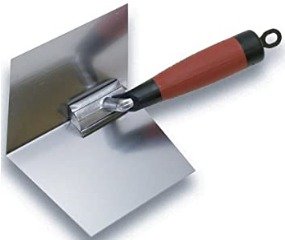 TROWEL, CORNER, INSIDE, STAINLESS STEEL, 4 X 5 INCHES