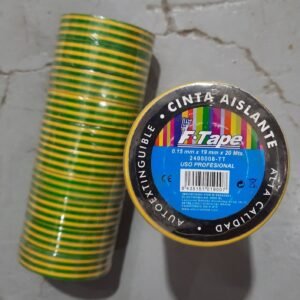 TAPE, INSULATION, ELECTRICAL, YELLOW-GREEN,