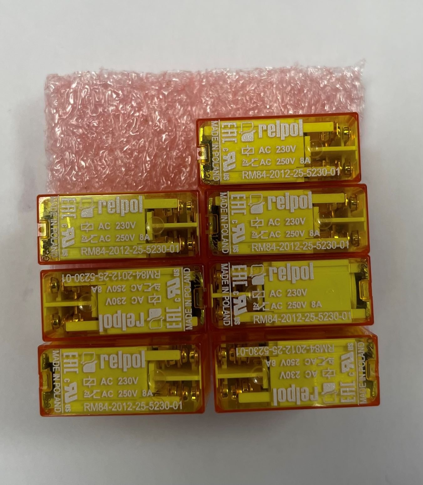 RELAY, ELECTROMAGNETIC, 250-400V, 8A