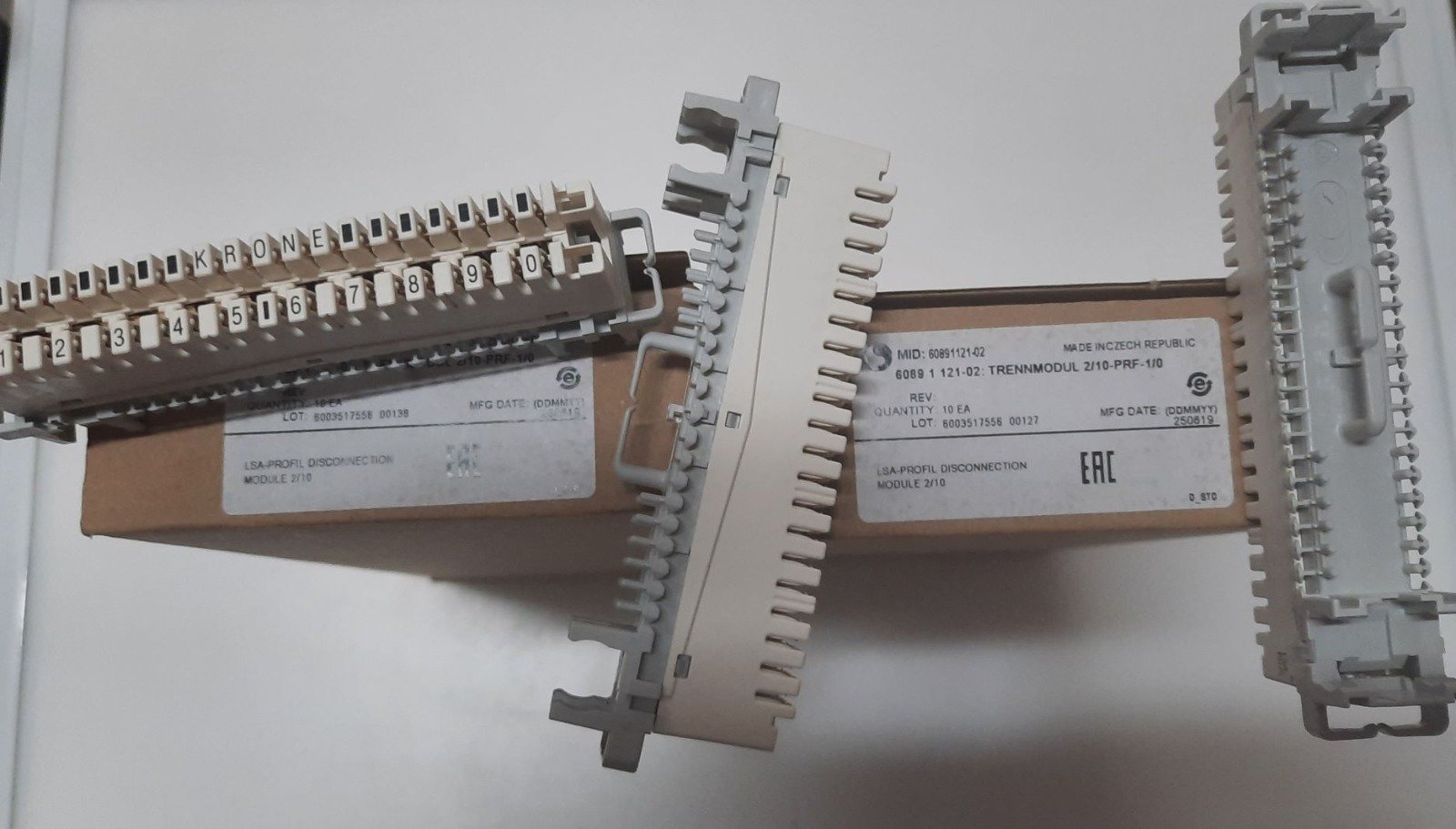 DISCONNECTION MODULE, ADC KRONE, 2/10 PAIR
